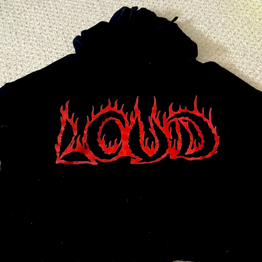 woman’s rolling loud nyc cropped hoodie